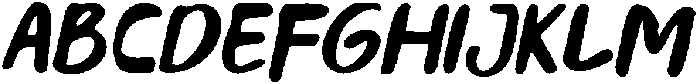 CS Bentley Drawn Italic otf (400) Font UPPERCASE