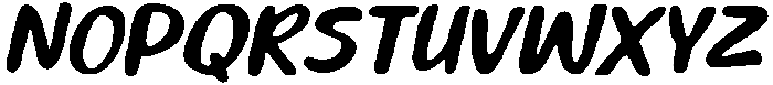 CS Bentley Drawn Italic otf (400) Font UPPERCASE