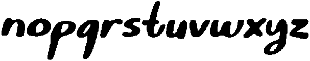 CS Bentley Drawn Italic otf (400) Font LOWERCASE