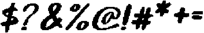CS Bentley Pixel Regular otf (400) Font OTHER CHARS