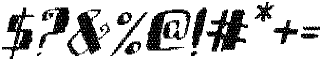 CS Bephyra Disco Italic otf (400) Font OTHER CHARS