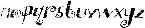 CS Bephyra Disco Italic otf (400) Font LOWERCASE