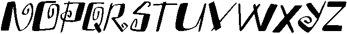 CS Bephyra Italic otf (400) Font UPPERCASE