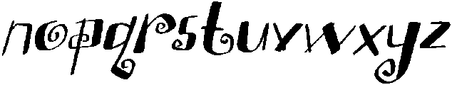 CS Bephyra Italic otf (400) Font LOWERCASE