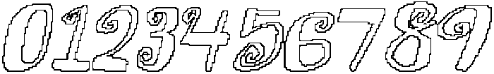 CS Bephyra Pixel Outline otf (400) Font OTHER CHARS
