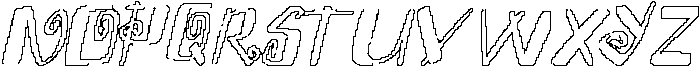 CS Bephyra Pixel Outline otf (400) Font UPPERCASE