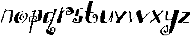 CS Bephyra Pixel Regular otf (400) Font LOWERCASE