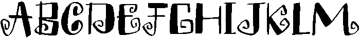 CS Bephyra Regular otf (400) Font UPPERCASE