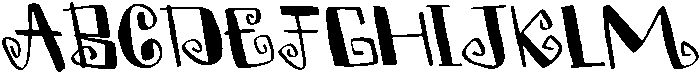 CS Bephyra Reverse Italic otf (400) Font UPPERCASE