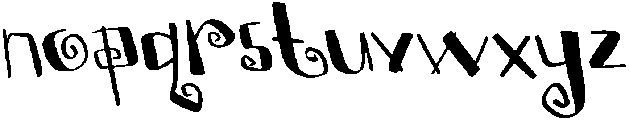 CS Bephyra Reverse Italic otf (400) Font LOWERCASE