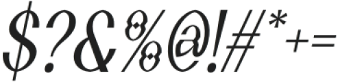 CS Berish Italic otf (400) Font OTHER CHARS