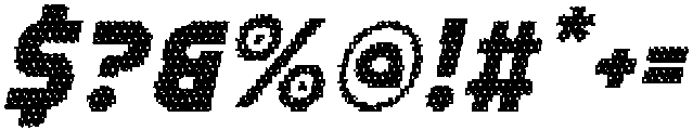 CS Beside Disco Italic otf (400) Font OTHER CHARS
