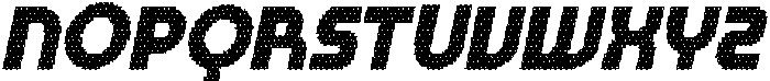 CS Beside Disco Italic otf (400) Font UPPERCASE