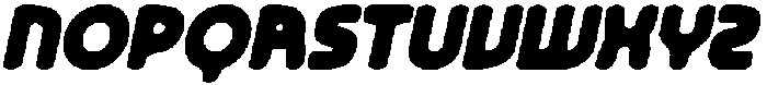 CS Beside Drawn Italic otf (400) Font UPPERCASE