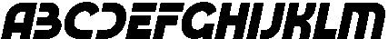 CS Beside Italic otf (400) Font UPPERCASE