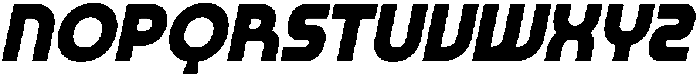 CS Beside Italic otf (400) Font UPPERCASE