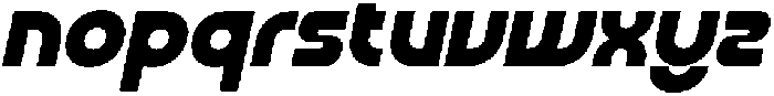 CS Beside Italic otf (400) Font LOWERCASE