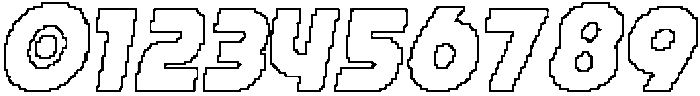 CS Beside Pixel Outline otf (400) Font OTHER CHARS