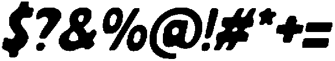 CS Bilaby Drawn Italic otf (400) Font OTHER CHARS