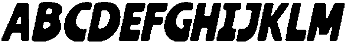 CS Bilaby Drawn Italic otf (400) Font UPPERCASE