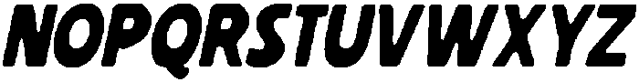 CS Bilaby Drawn Italic otf (400) Font UPPERCASE