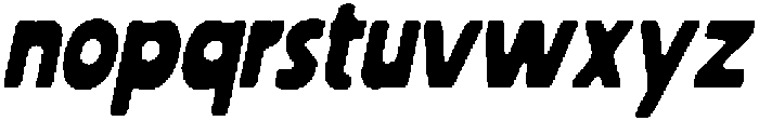CS Bilaby Drawn Italic otf (400) Font LOWERCASE