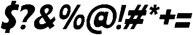 CS Bilaby Italic otf (400) Font OTHER CHARS