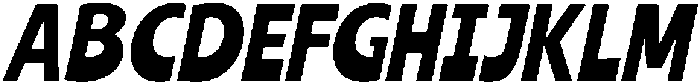 CS Bilaby Italic otf (400) Font UPPERCASE