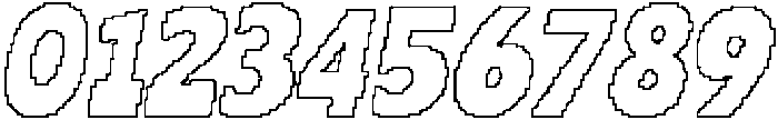CS Bilaby Pixel Outline otf (400) Font OTHER CHARS