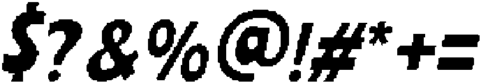 CS Bilaby Pixel Regular otf (400) Font OTHER CHARS