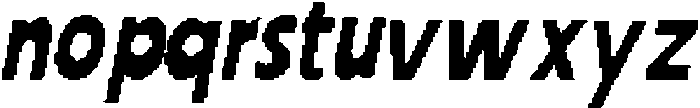 CS Bilaby Pixel Regular otf (400) Font LOWERCASE