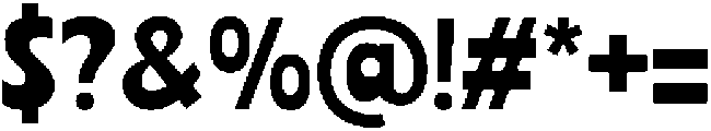 CS Bilaby Regular otf (400) Font OTHER CHARS