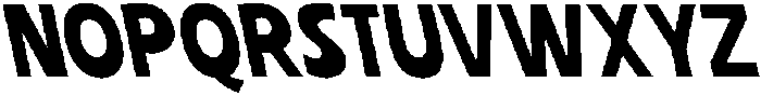CS Bilaby Reverse Italic otf (400) Font UPPERCASE