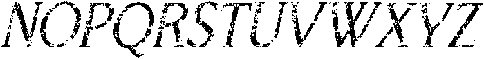 CS Bilges Stamp Italic otf (400) Font UPPERCASE