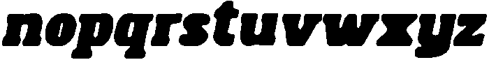 CS Bilyard Drawn Italic otf (400) Font LOWERCASE