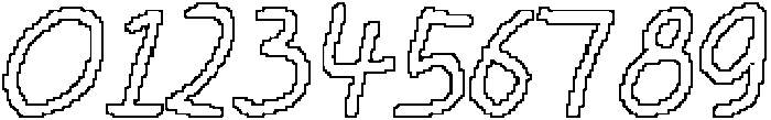 CS Bimbo Pixel Outline otf (400) Font OTHER CHARS