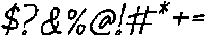 CS Bimbo Pixel Regular otf (400) Font OTHER CHARS