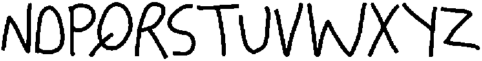 CS Bimbo Regular otf (400) Font UPPERCASE