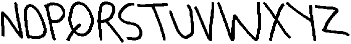 CS Bimbo Reverse Italic otf (400) Font UPPERCASE