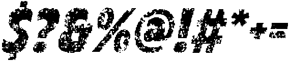 CS Bingley Stamp Italic otf (400) Font OTHER CHARS