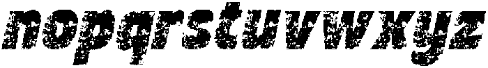 CS Bingley Stamp Italic otf (400) Font LOWERCASE