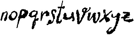 CS Bishey Italic otf (400) Font LOWERCASE