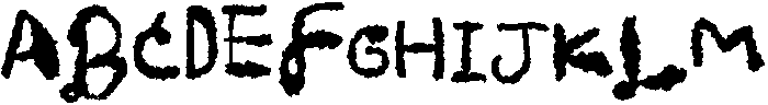 CS Bishey Regular otf (400) Font UPPERCASE