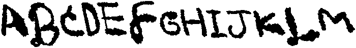 CS Bishey Reverse Italic otf (400) Font UPPERCASE