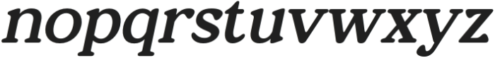 CS Bison Italic otf (400) Font LOWERCASE