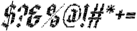 CS Blacken Stitched Italic otf (900) Font OTHER CHARS