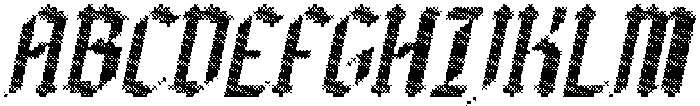 CS Blacken Stitched Italic otf (900) Font UPPERCASE