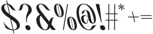 CS Blair Reverse Italic otf (400) Font OTHER CHARS