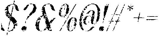 CS Blair Stamp Italic otf (400) Font OTHER CHARS