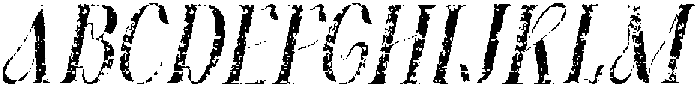 CS Blair Stamp Italic otf (400) Font UPPERCASE